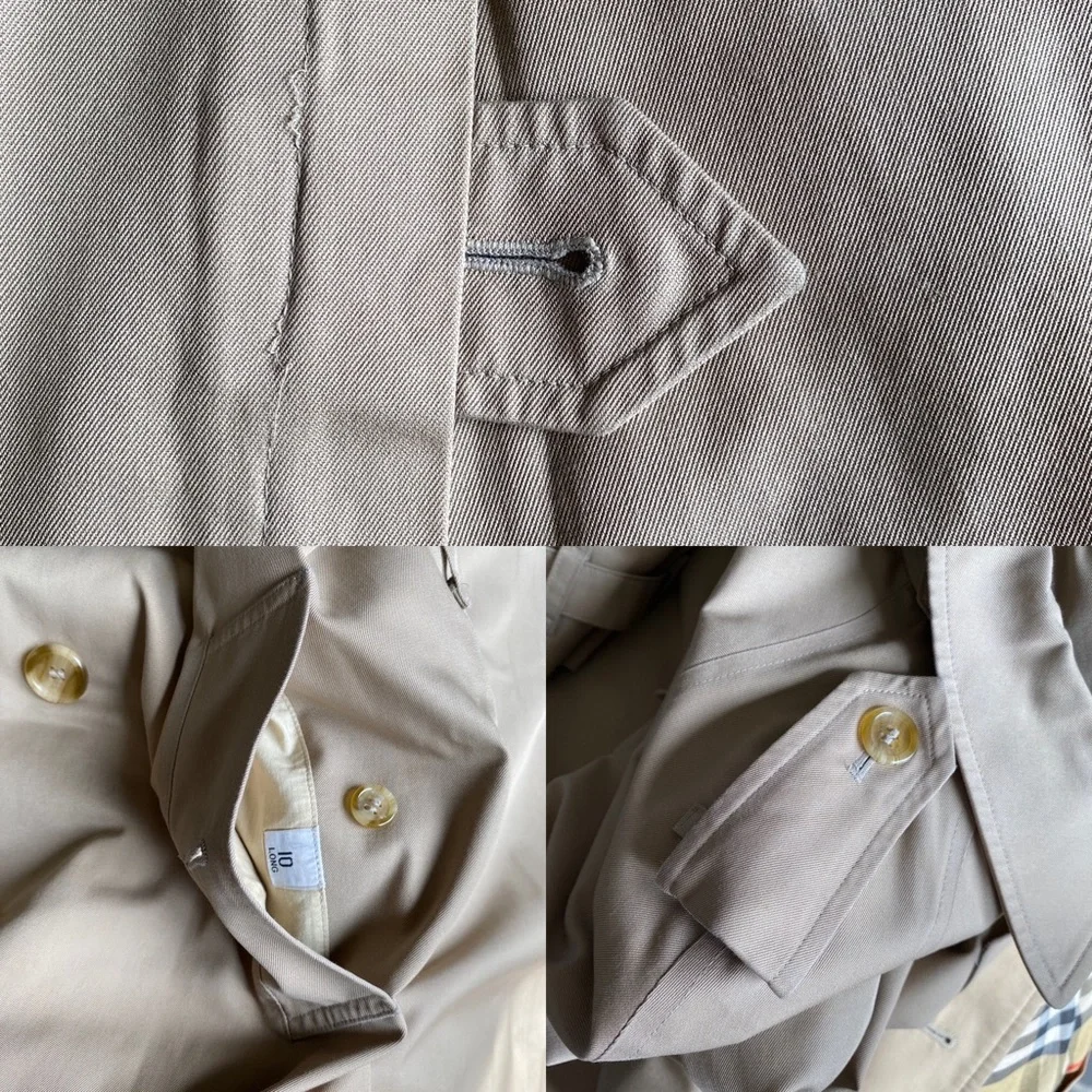 Classic Burberry Trench with Wool Removable Lining, Size 10 - Picture 9 of 16